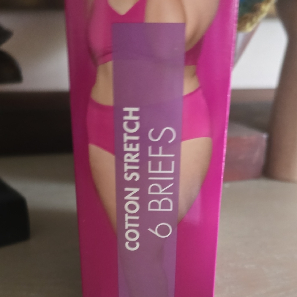 Women's Cotton Stretch Briefs - Pink, White, Blue, Black - Picture 8 of 11